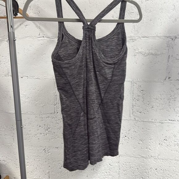 Gray Women's Tank Top - Size Medium - Like New Strappy Athletic Tank - Picture 2 of 2